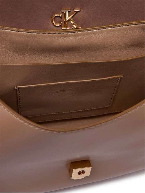 CALVIN KLEIN Chain Brushed Medium crossbody bag CALVIN KLEIN | LV04F3407GVFU